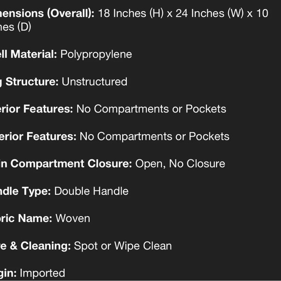 Kate Spade Black and White Tote Bag - Picture 4 of 6